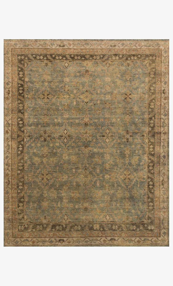 HQ-04 AQUA / TERRACOTTA | Loloi Rugs