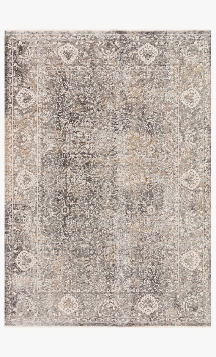 HOM-03 STONE / IVORY | Loloi Rugs