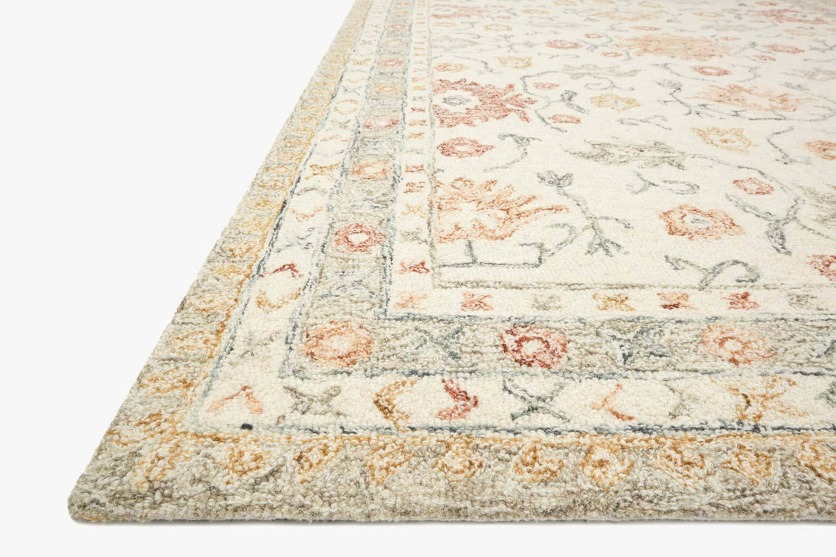 Loloi Norabel NOR-01 Ivory Multi Rug - 5 ft x 7 ft 6 in