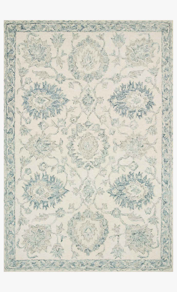 Loloi Norabel NOR-01 Ivory Multi Rug - 5 ft x 7 ft 6 in