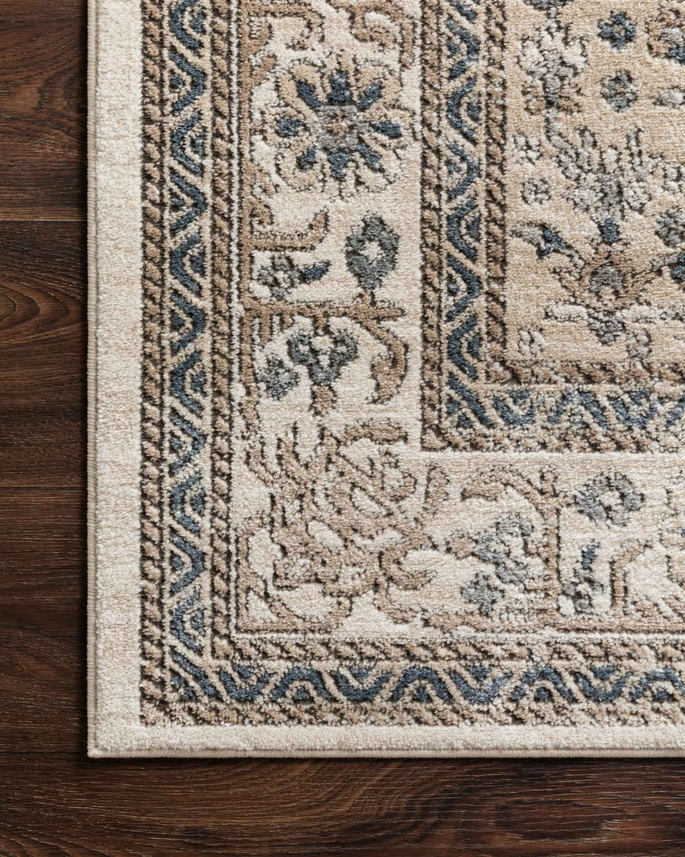 TEA-02 OATMEAL / IVORY | Loloi Rugs