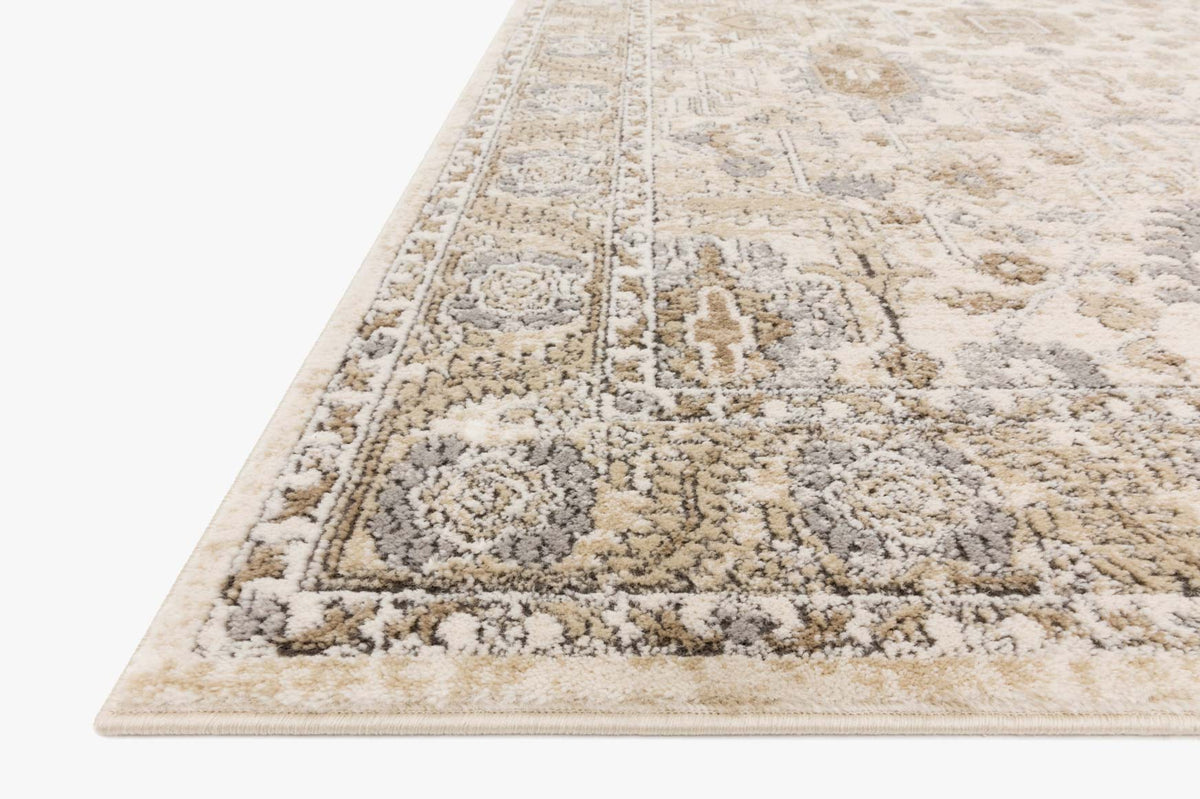 Loloi II Teagan Oriental authentic Denim / Pebble Area Rug 7X 10