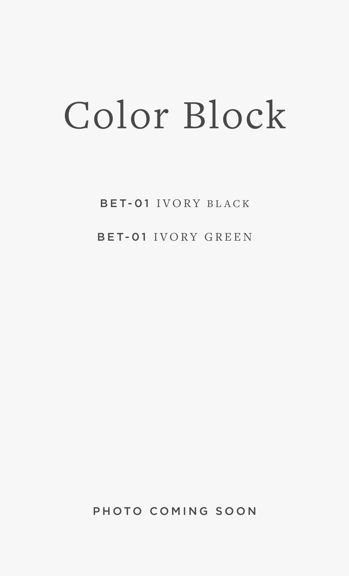 BET-01 MH COLOR BLOCK / 02