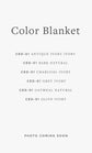 CED-01 AL COLOR BLANKET