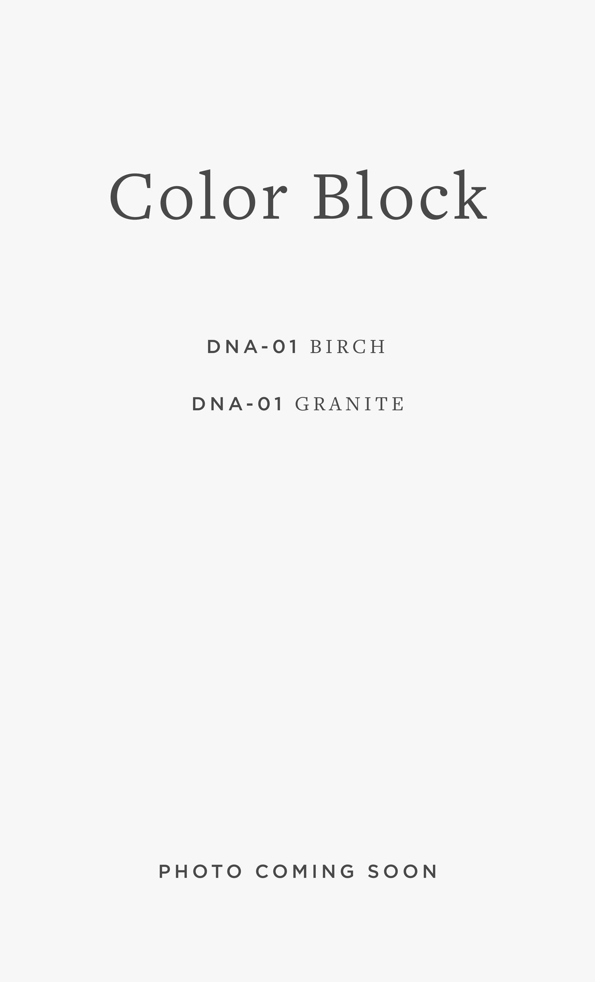 DNA-01 BR COLOR BLOCK / 02