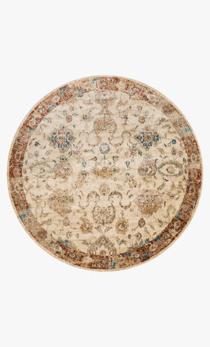 AF-04 ANT. IVORY / RUST & Loloi Rugs