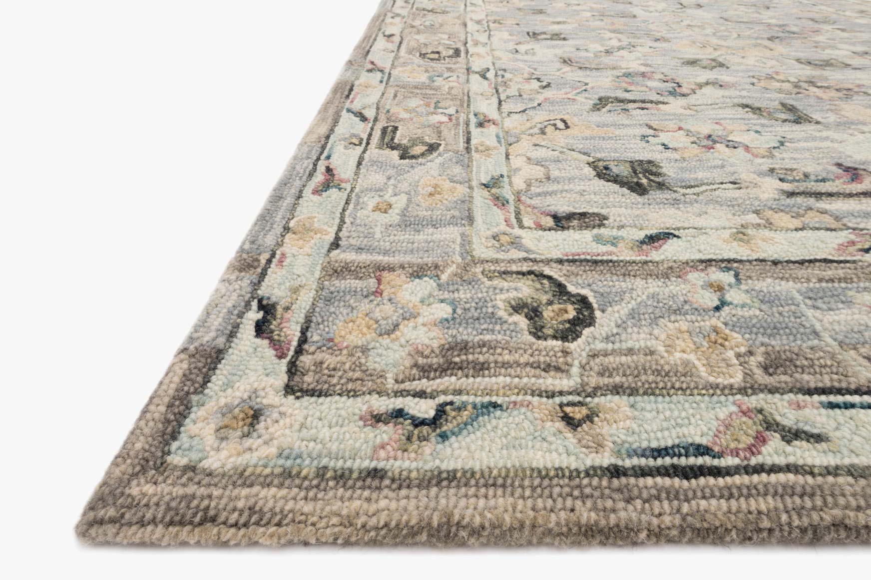 BEA-04 LIGHT BLUE / MULTI & Loloi Rugs