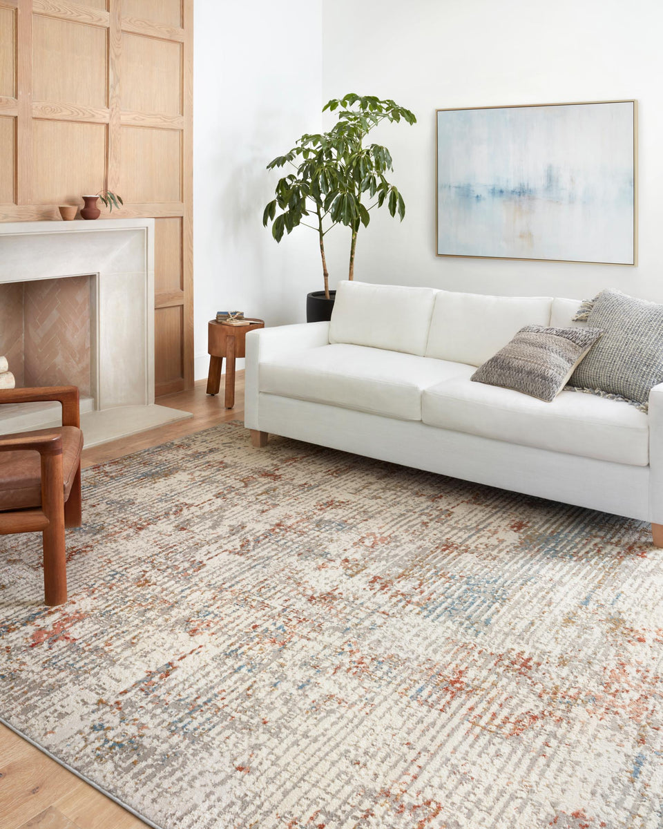 EST-04 IVORY / MULTI & Loloi Rugs