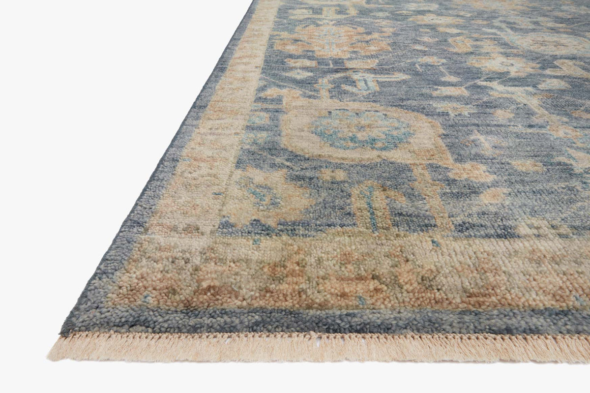 HEL-06 INDIGO / TAUPE & Loloi Rugs