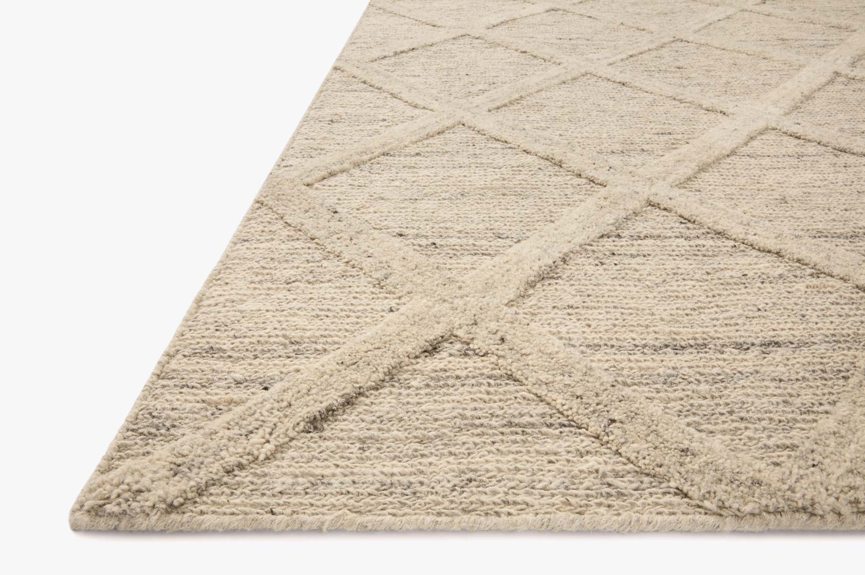 HUN-01 MH OATMEAL & Loloi Rugs