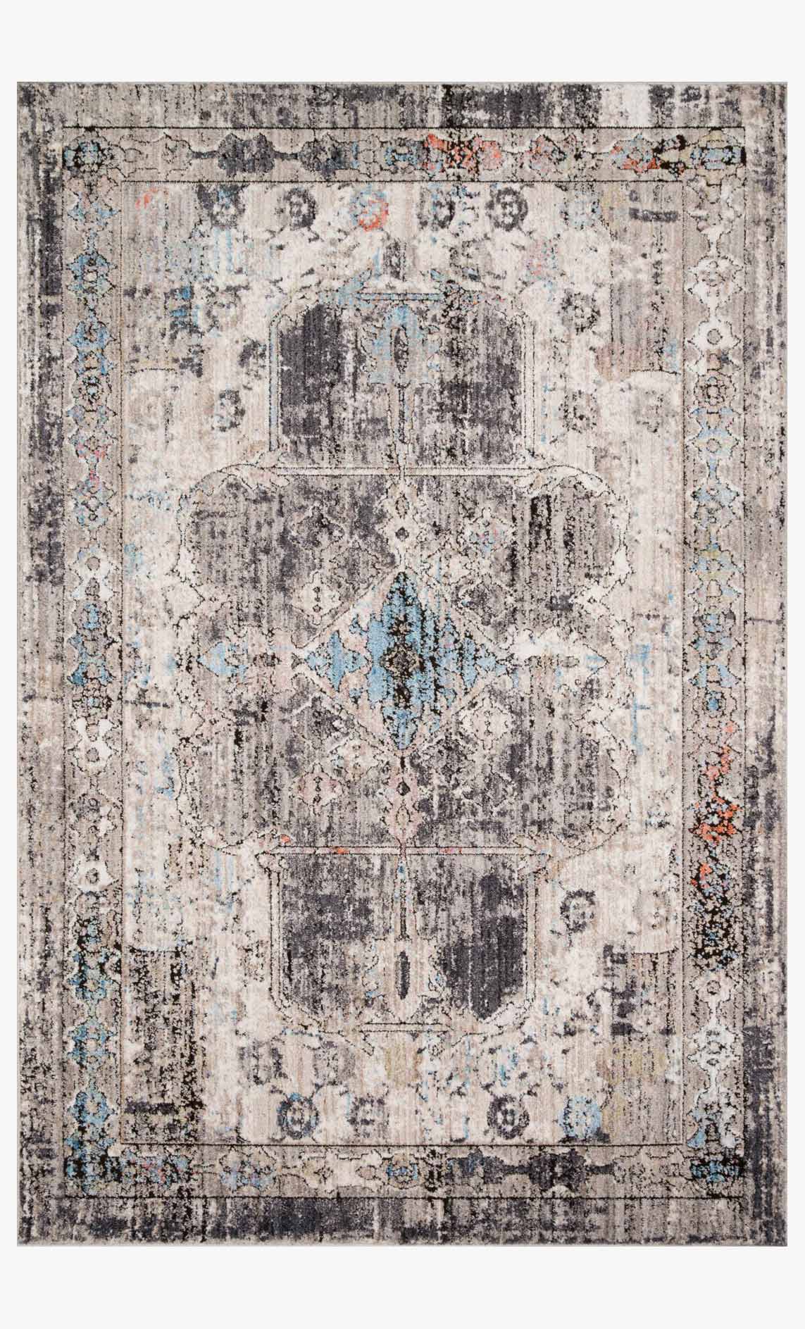 MED-08 CHARCOAL / MULTI & Loloi Rugs