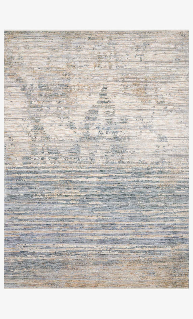 Pan-06 Ivory   Blue & Loloi Rugs