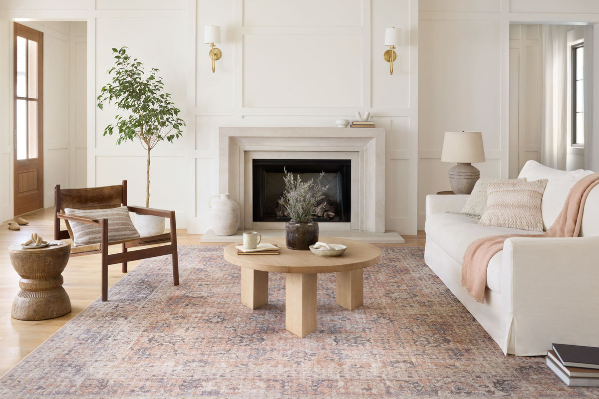 SKY-01 BLUSH / GREY & Loloi Rugs