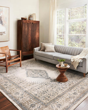 TEA-02 OATMEAL / IVORY | Loloi Rugs