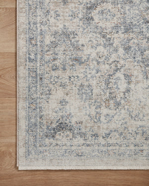 Loloi Amber Lewis Zuma ZUM-01 Area Rug, 7'10 x 10' - Denim/Ivory