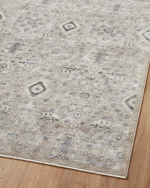 Loloi Amber Lewis Zuma ZUM-01 Area Rug, 7'10 x 10' - Denim/Ivory